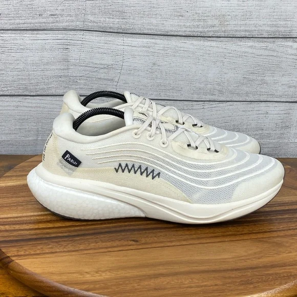 adidas x Parley Supernova 2.0 Chalk White Non Dyed Men’s Shoes HP2233 Size 10.5